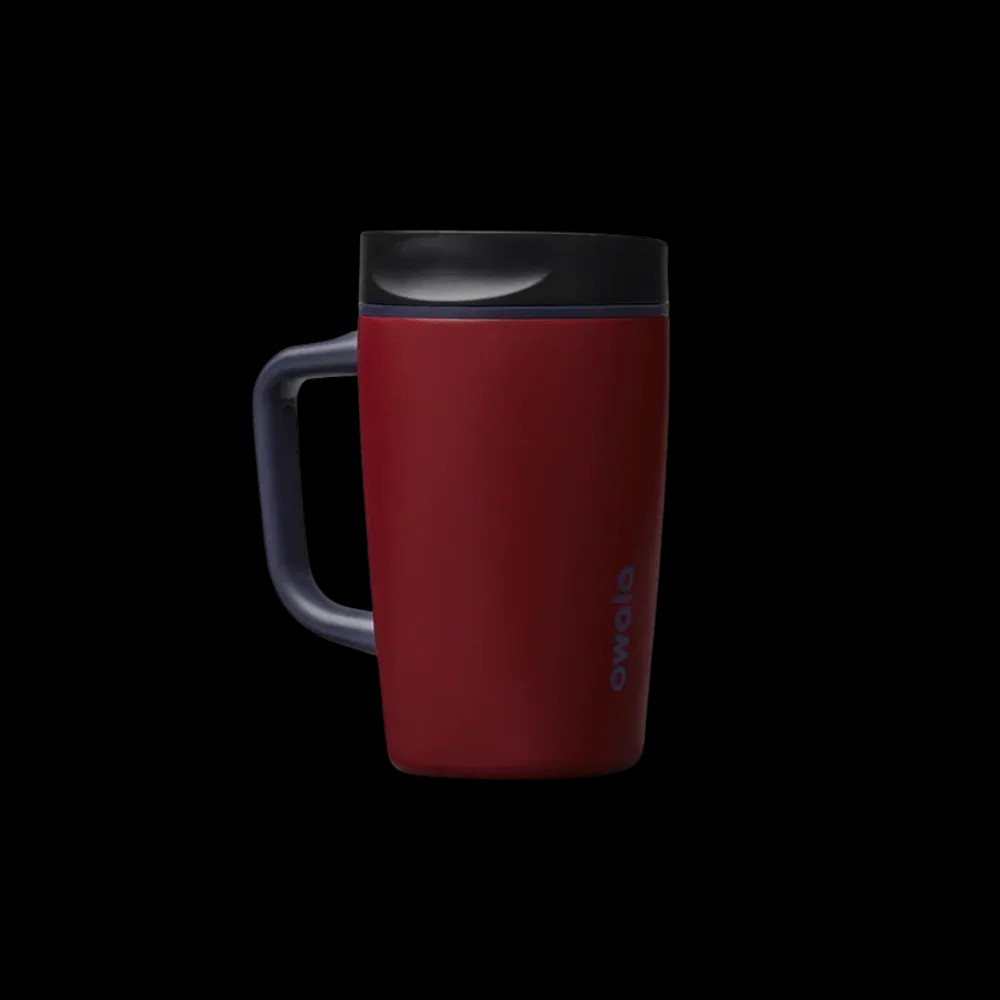 Owala Smoothsip-Slider-With-Handle 12oz "Burgundy Bay" - HypeFly India View 4
