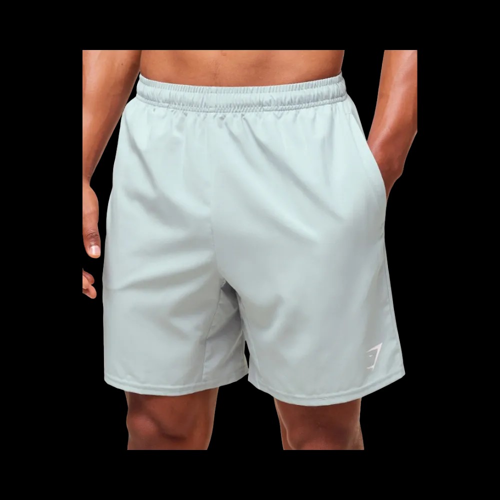 Gymshark Arrival 7" Shorts Smoke Blue - HypeFly India View 2