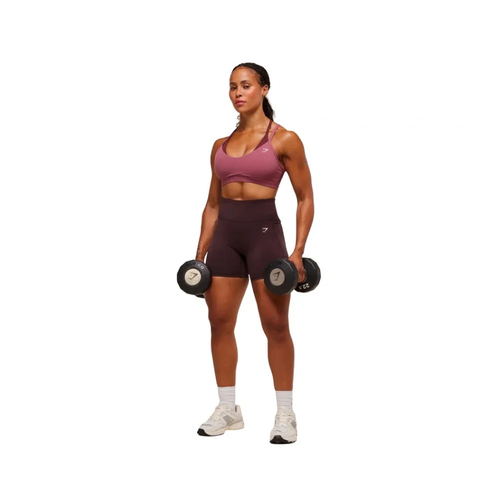 Gymshark Lifting Pocket Shorts Cherry Purple - HypeFly India View 4