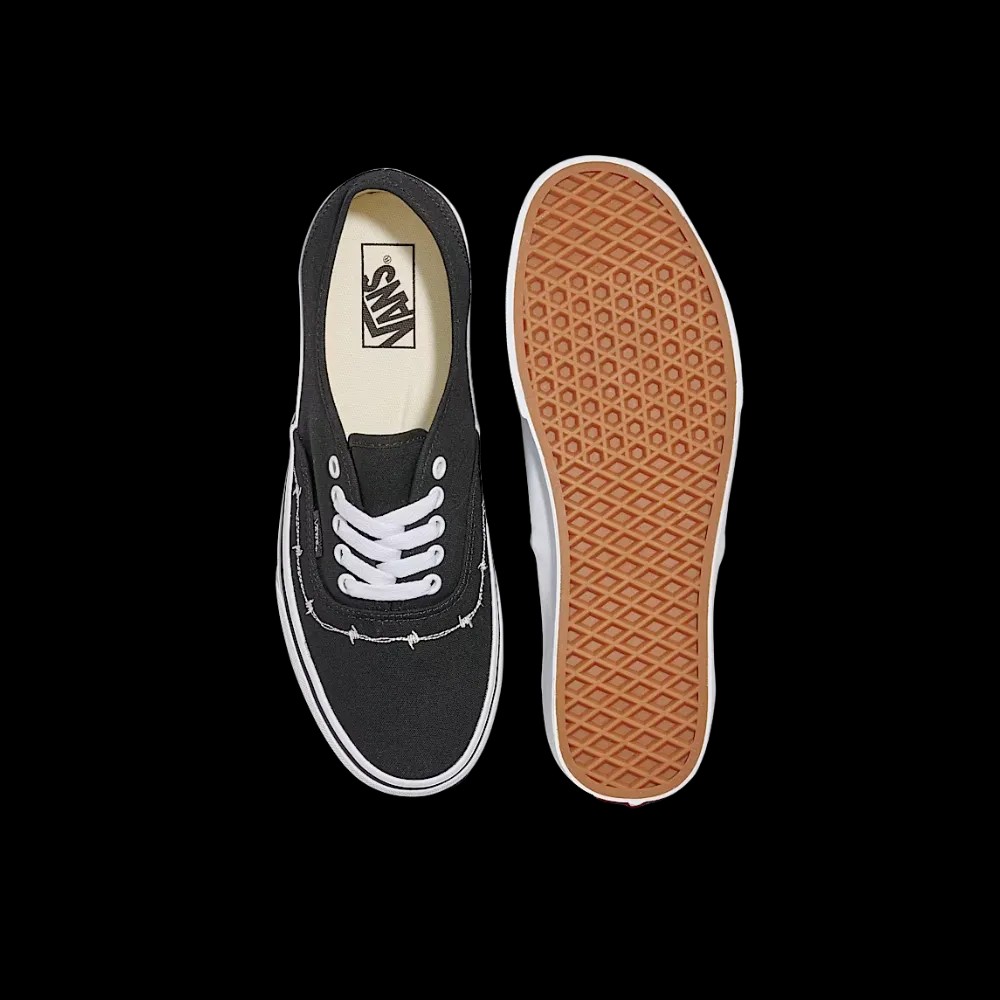 Vans Authentic Shoe Barbed Black - HypeFly India View 3