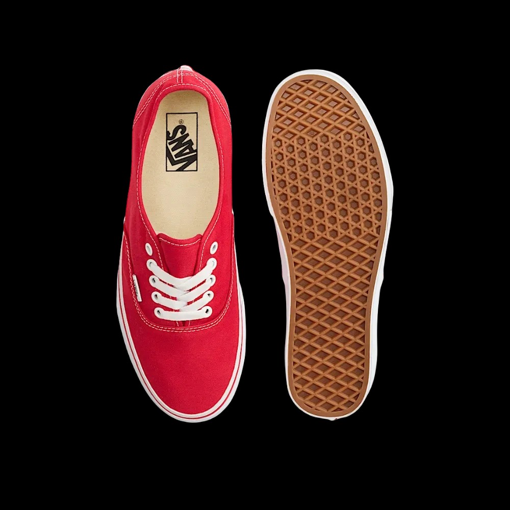 Vans Authentic Shoe Red - HypeFly India View 4