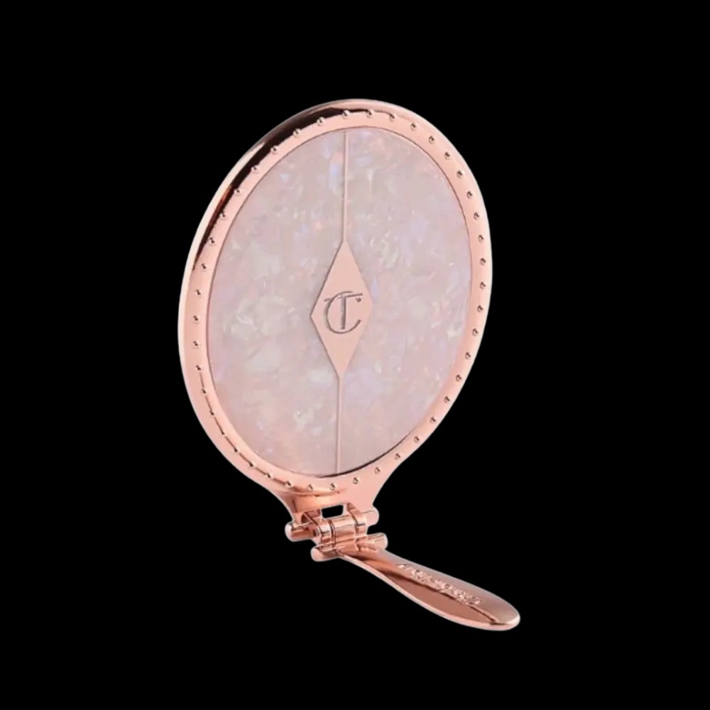 Charlotte Tilbury Pillow Talk Foldable Hand Mirror 'Rose Gold' - HypeFly India View 3