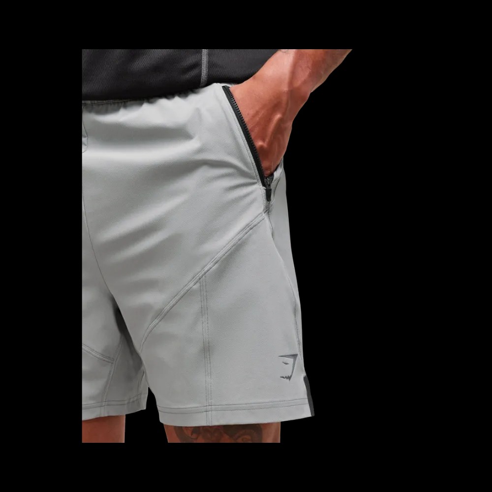 GymShark Tactical 6" Smokey Grey - HypeFly India View 4