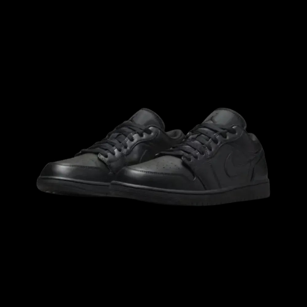 Air Jordan 1 Low 'Triple Black' - HypeFly India View 3