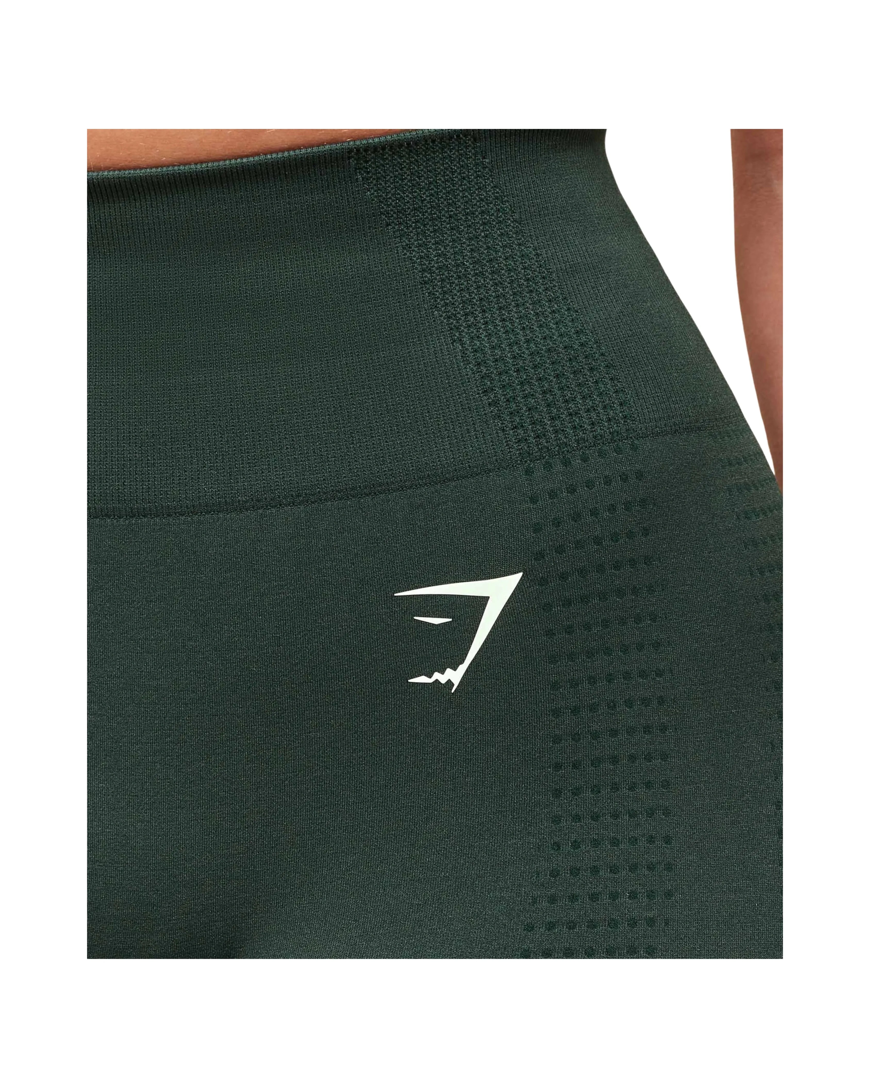 Gymshark Vital Shorts compression fit Woodland Green Marl - HypeFly India View 4