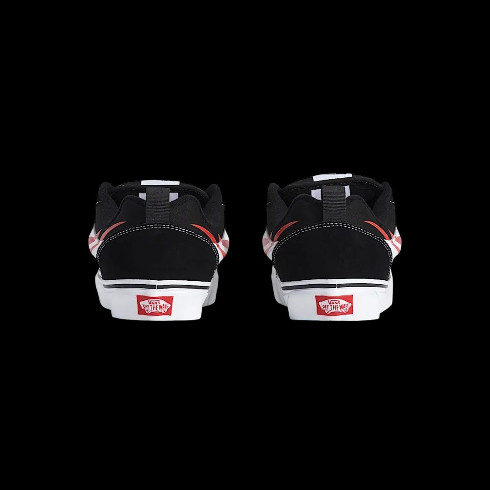 Vans Knu Skool Shoe Black And Red - HypeFly India View 4