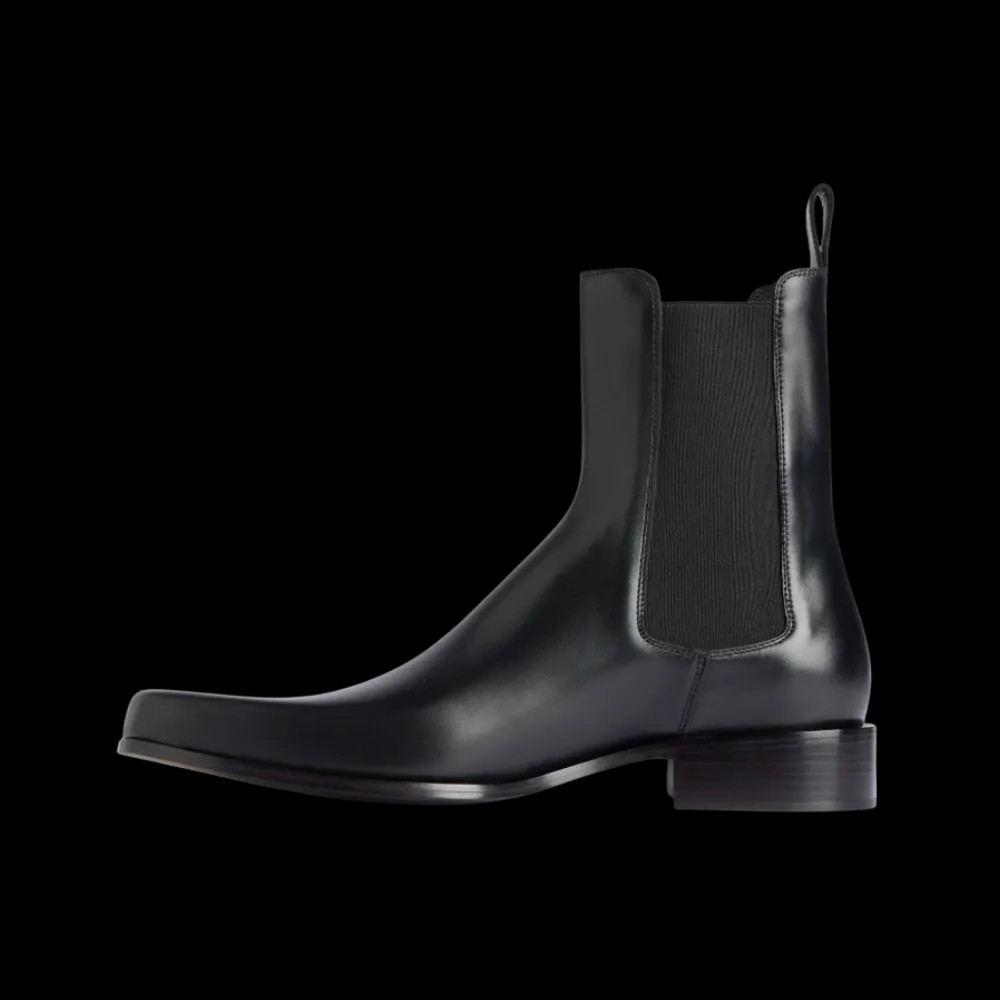Balenciaga Concorde Chelsea In Black - HypeFly India View 3