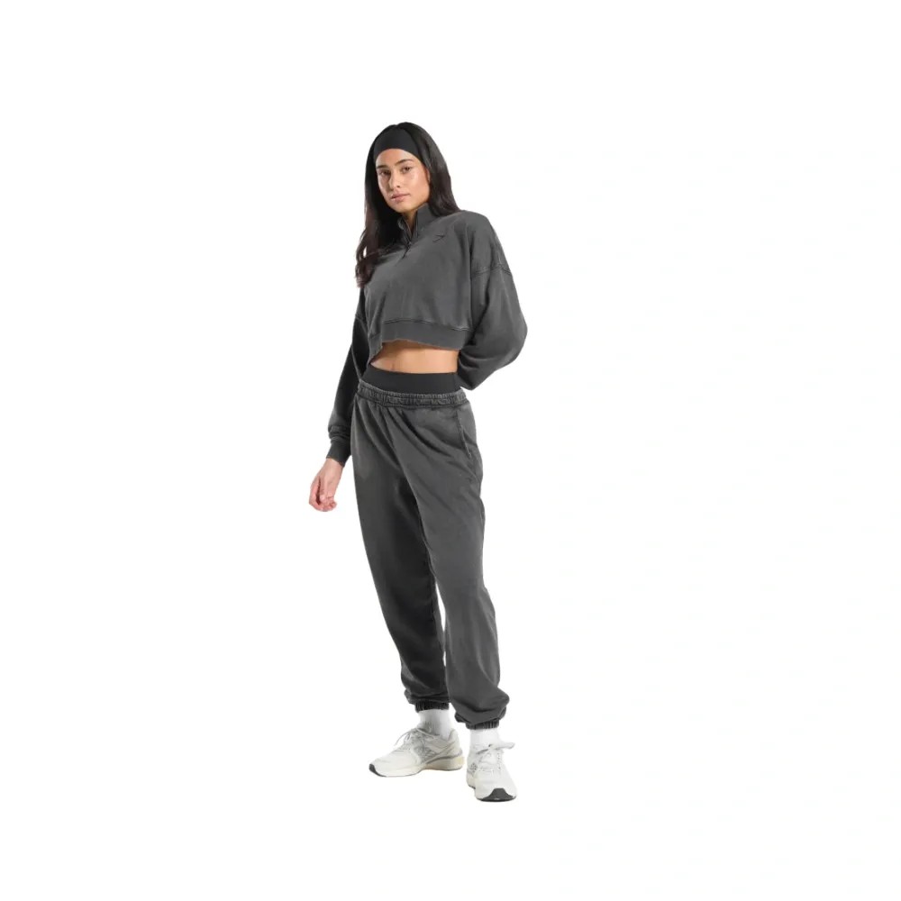 Gymshark Whitney 1/4 Zip Black - HypeFly India View 3