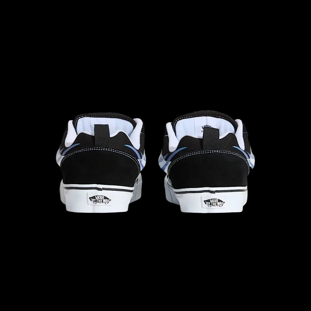 Vans Knu Skool Shoe Black And Blue - HypeFly India View 4