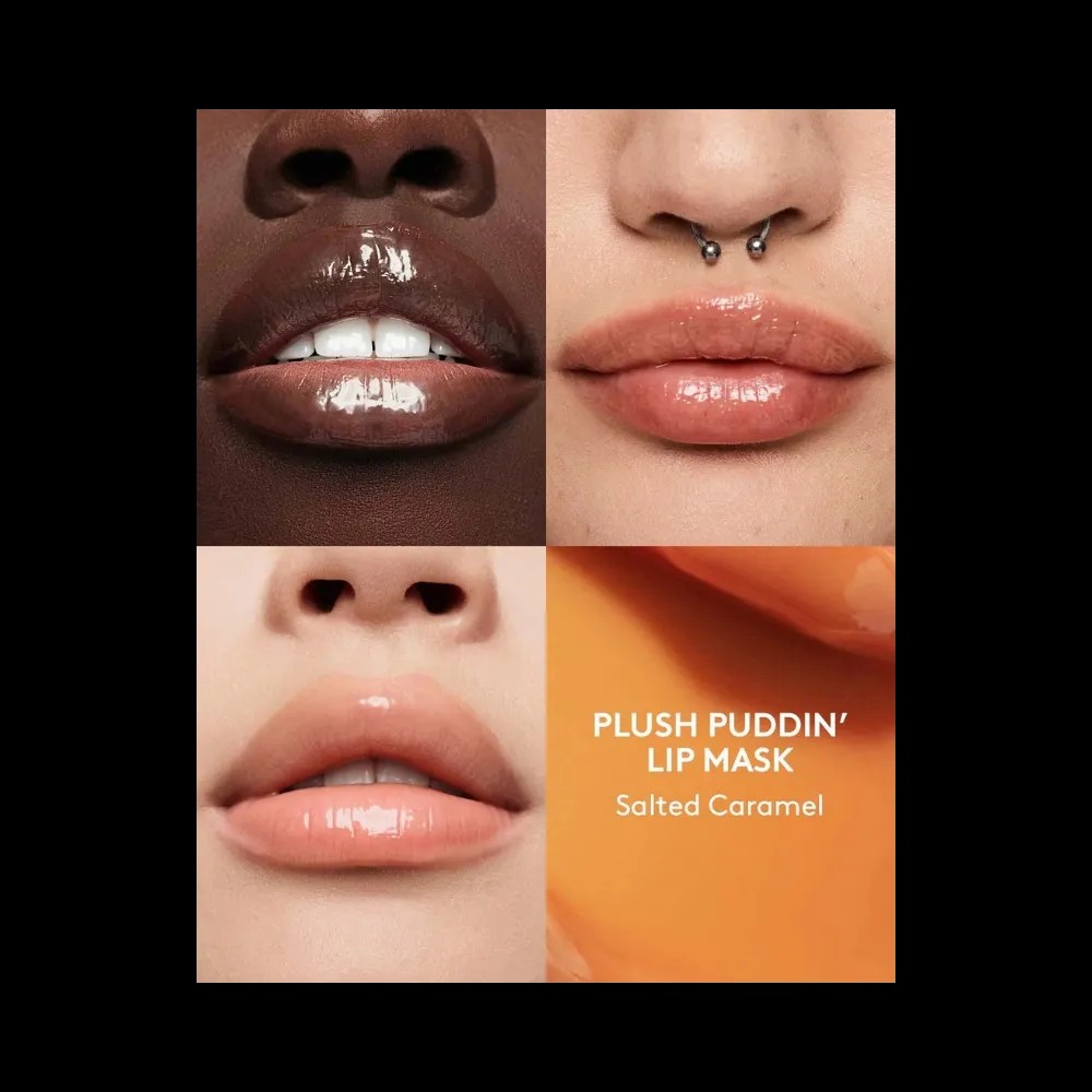 Fenty Plush Puddin' Intensive Recovery Lip Mask Salted Caramel - HypeFly India View 3