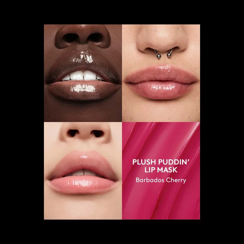 Fenty Plush Puddin' Intensive Recovery Lip Mask Barbados Cherry - HypeFly India View 3