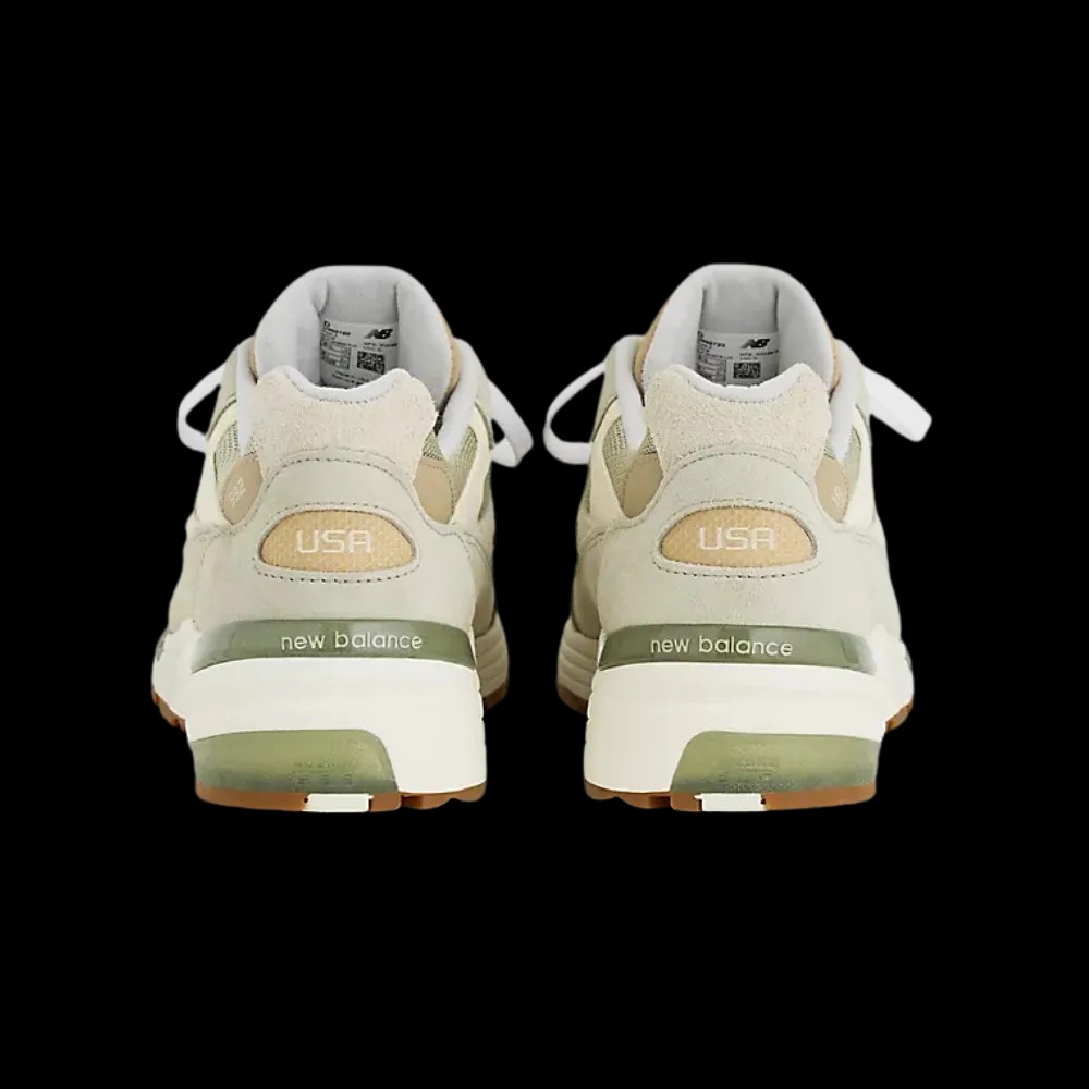 New Balance 992 Made in USA 'Olivine' - HypeFly India View 2