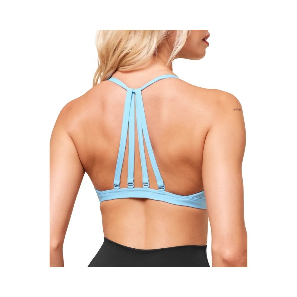 Gymshark Minimal Sports Bra- Light Support Athletic Light Blue - HypeFly India View 5