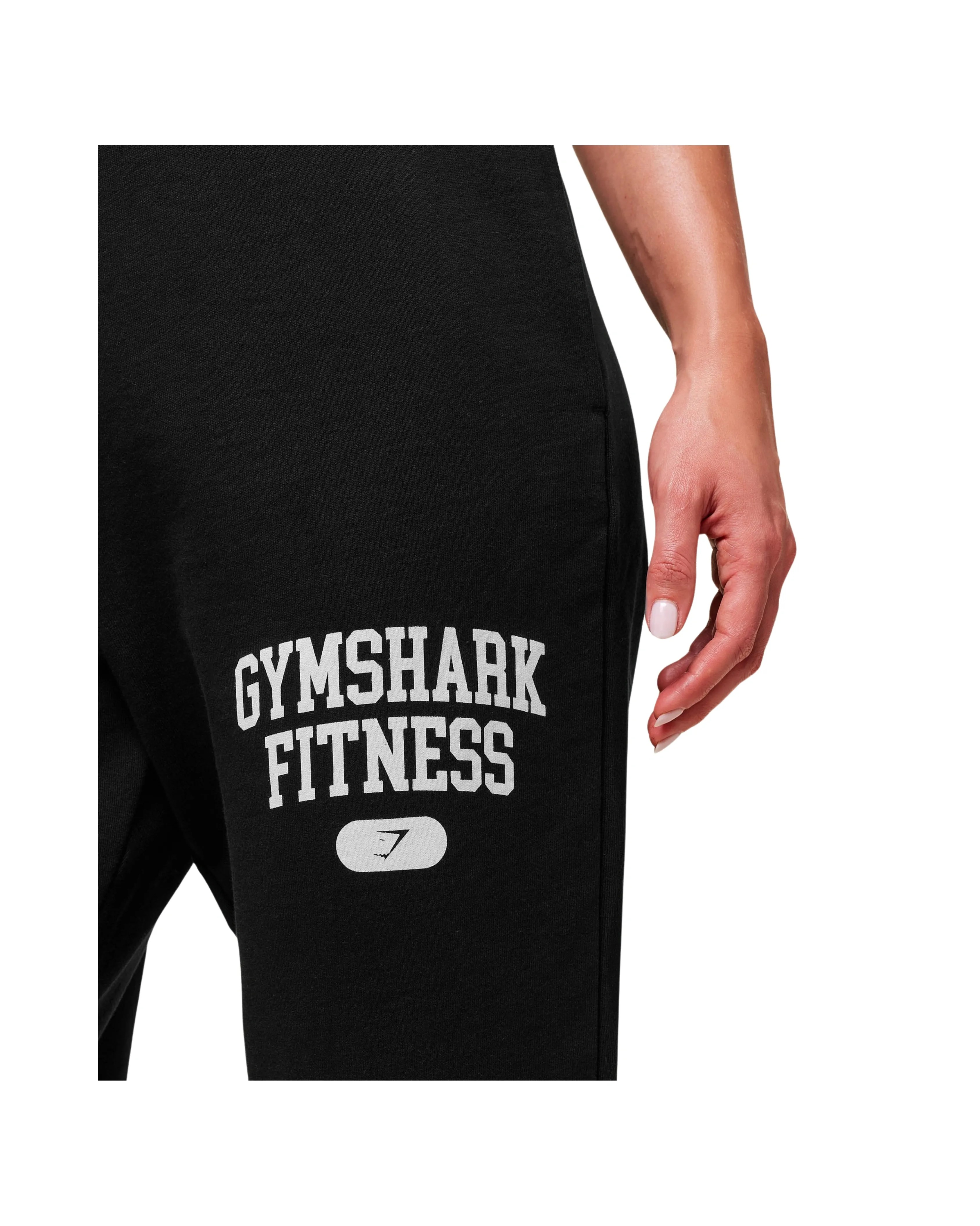 Gymshark Varsity Graphic Oversized Jogger Black - HypeFly India View 4