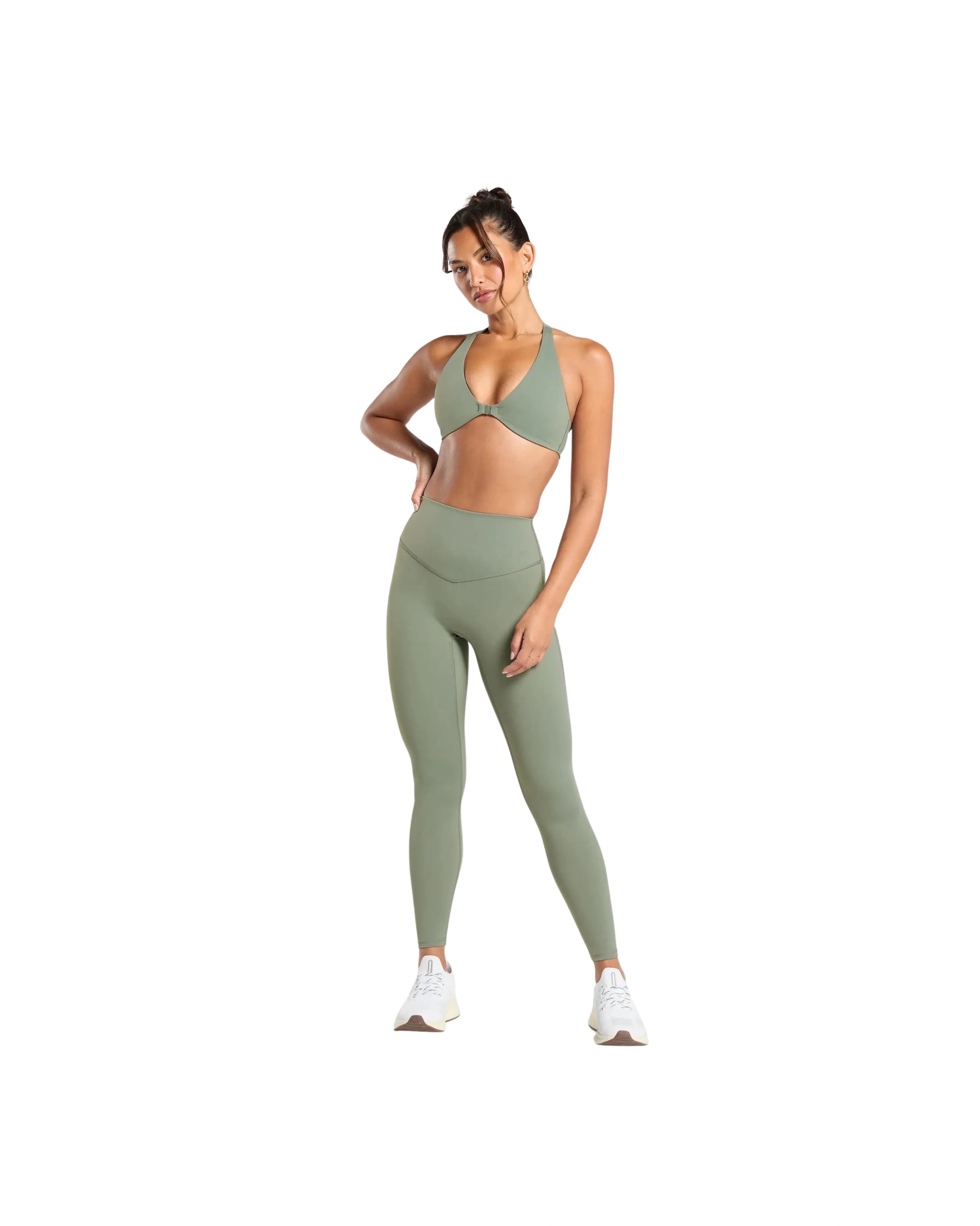 Gymshark Elevate Leggings 2.0 Unit Green - HypeFly India View 3