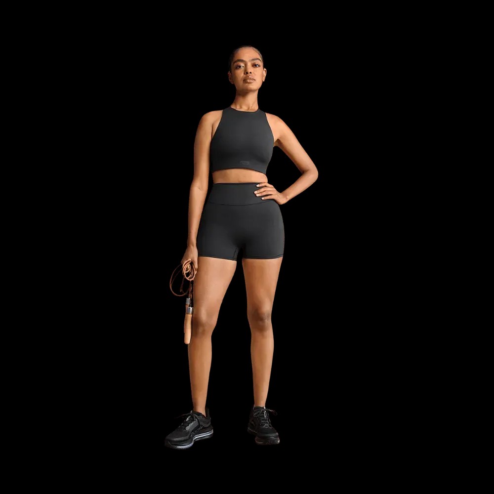Nike X Skims Women's High-Neck Bra Obsidian - HypeFly India View 4