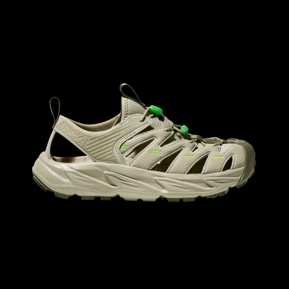 Hoka Hopara Oyster Mushroom /Neon Lime - HypeFly India View 1