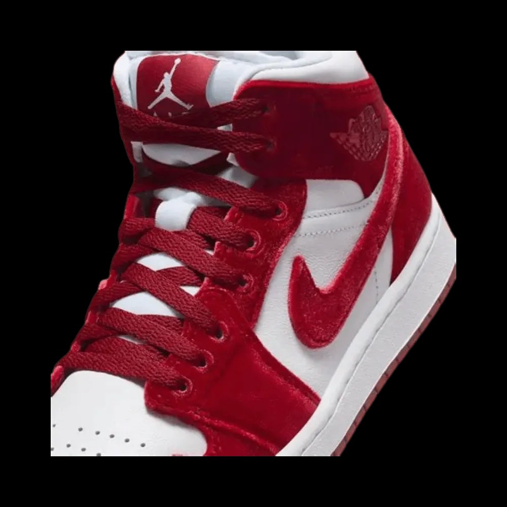 Nike Air Jordan 1 Mid 'Red Velvet' - HypeFly India View 3