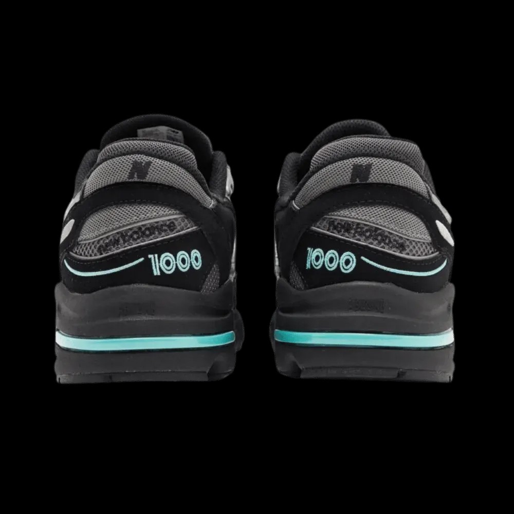 New Balance 1000 'Black Royal Blue' JD Exclusive - HypeFly India View 2