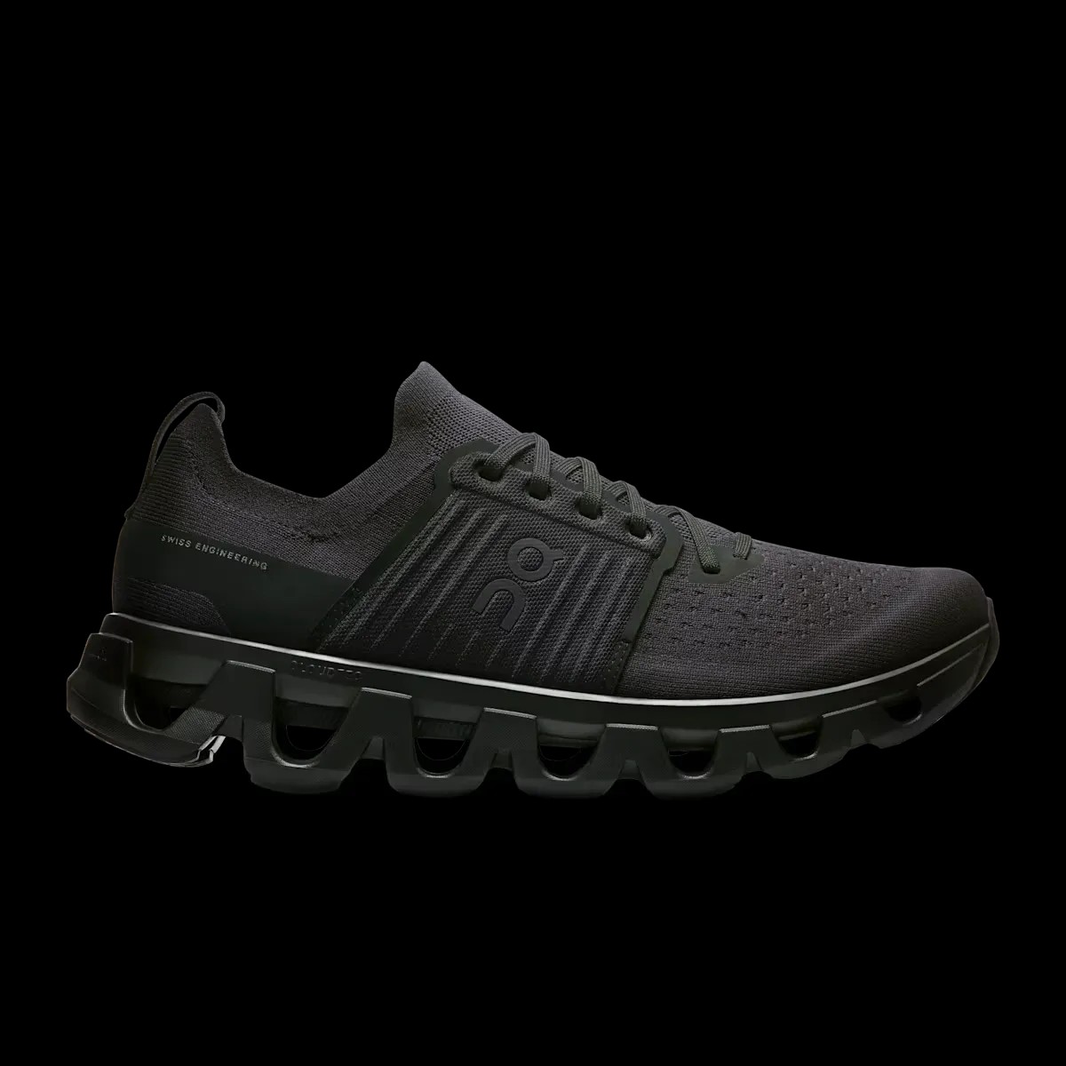 On Running Cloudswift 4 Black | Eclipse - HypeFly India View 1