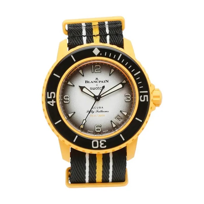 Swatch X Blancpain Pacific Ocean - HypeFly India View 1