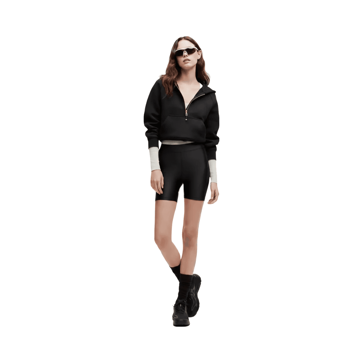 lululemon-scuba-oversized-half-zip-hoodie-black-gold-image-3