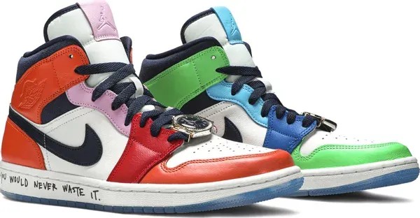Air Jordan 1 Mid X Melody Ehsani 'Fearless' - HypeFly India View 3