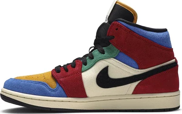 Blue The Great x Air Jordan 1 Mid 'Fearless' - HypeFly India View 4