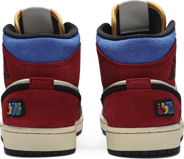 Blue The Great x Air Jordan 1 Mid 'Fearless' - HypeFly India View 3