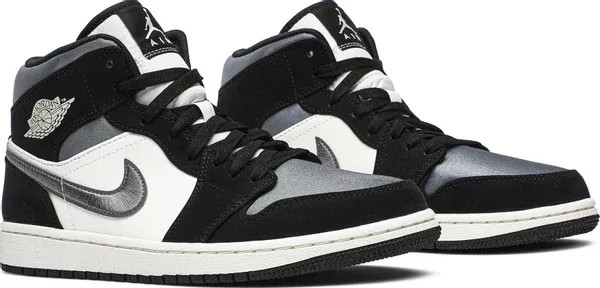 Air Jordan 1 Mid SE 'Satin Smoke Grey' - HypeFly India View 2
