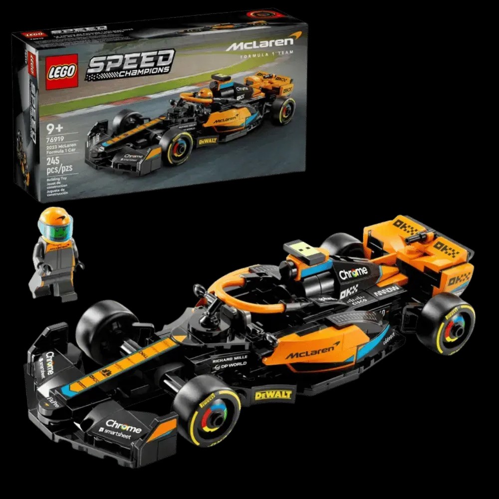 Lego 2023 McLaren Formula 1 Race Car - HypeFly India View 1