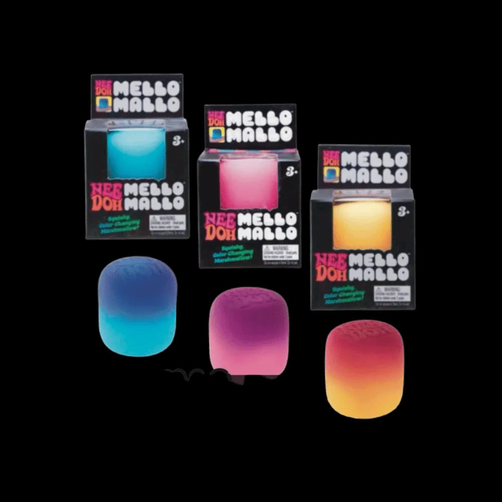 NeeDoh Mello Mallo Squishy Fidget Toy Pink - HypeFly India View 2