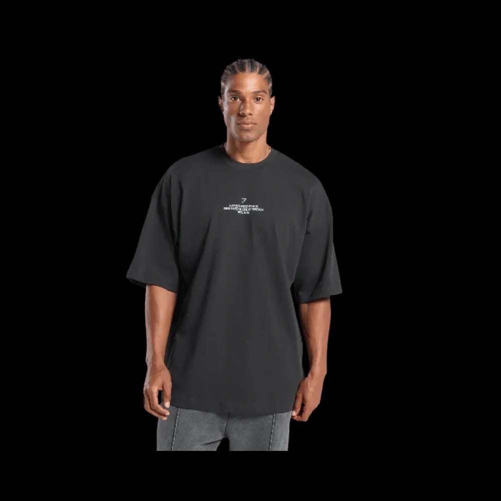 Gymshark Union Jack Lifting Club T-Shirt Black - HypeFly India View 4