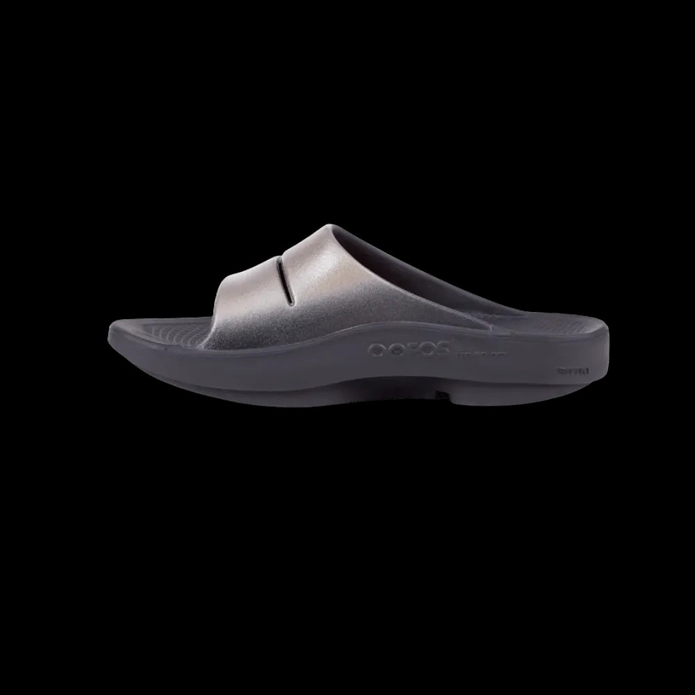 Oofos OOahh Luxe Slide Sandal - Latte - HypeFly India View 4