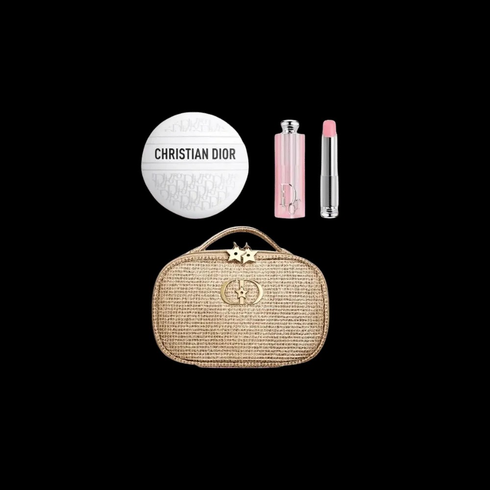 Dior 25th Anniversary Christmas Limited Edition Addict Lip Glow + Lip Balm Set - HypeFly India View 1