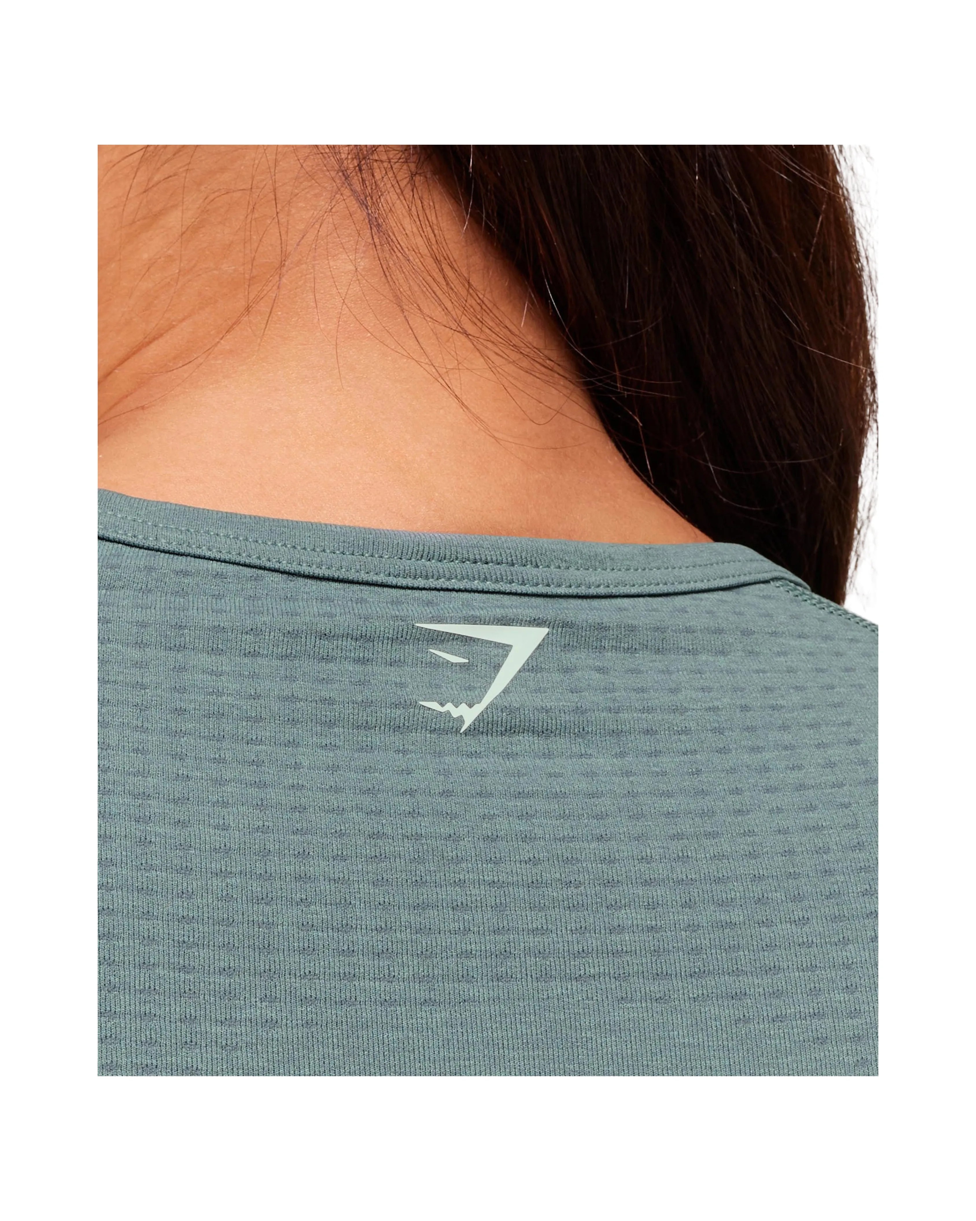 Gymshark Vital Crop Top Celeste Blue Marl - HypeFly India View 5