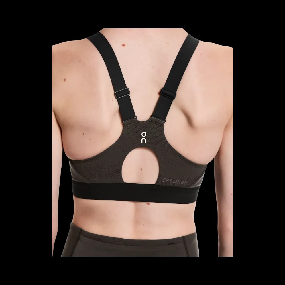 On Running Performance Bra Erewhon Espresso | Black - HypeFly India View 2