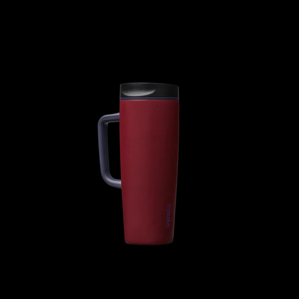 Owala Smoothsip-Slider-With-Handle 24oz "Burgundy Bay" - HypeFly India View 5