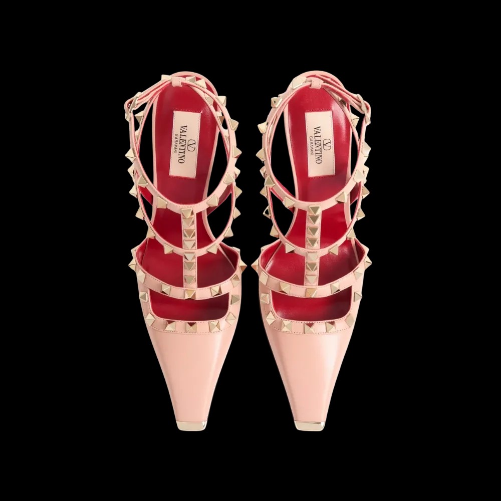 Valentino Rockstud Kidskin Pumps 100mm Phard - HypeFly India View 2