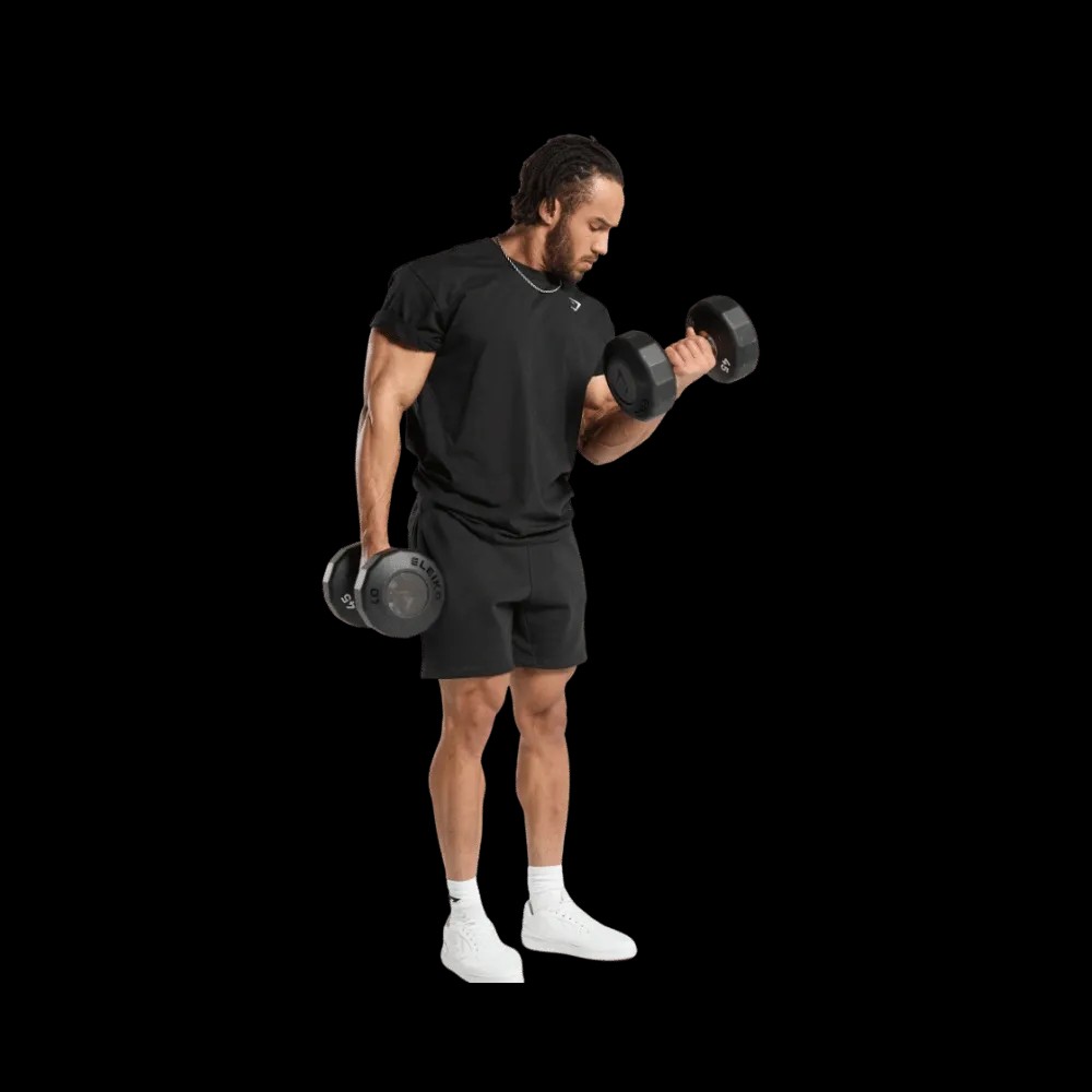 Gymshark Heavy Duty Apparel T-Shirt Oversized Fit Black - HypeFly India View 3