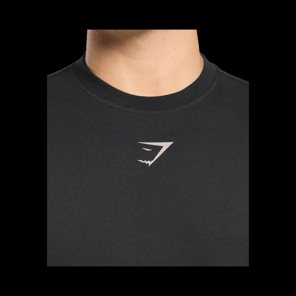 Gymshark Lifting Club T-Shirt Oversized Fit Black - HypeFly India View 3