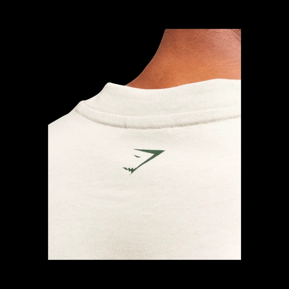 Gymshark Lifting Essentials T-Shirt Oversized Fit Pebble Grey - HypeFly India View 5