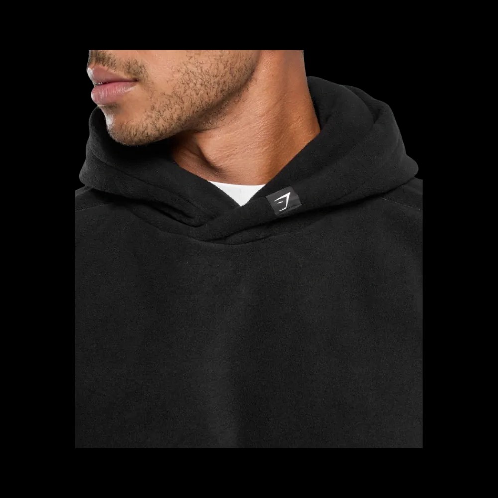 Gymshark Grade Hoodie Oversized Fit Black - HypeFly India View 4