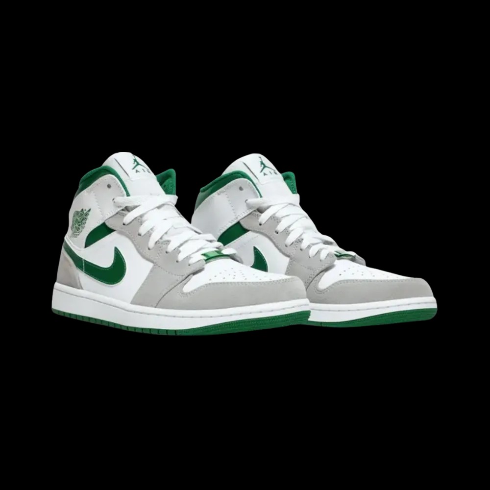 Air Jordan 1 Mid SE Grey Green - HypeFly India View 4