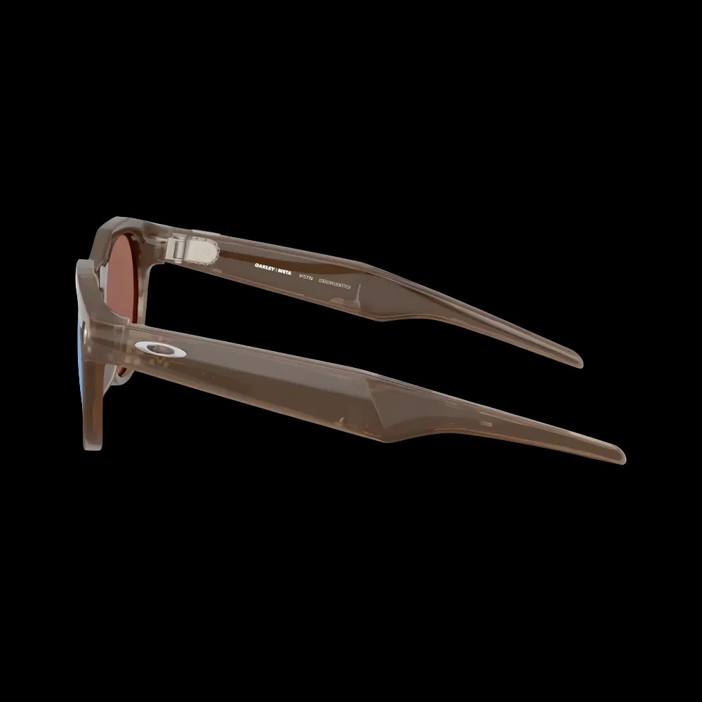 Meta x Oakley HSTN Glasses - Brown Smoke/Prizm Deep Water Polarised - HypeFly India View 2
