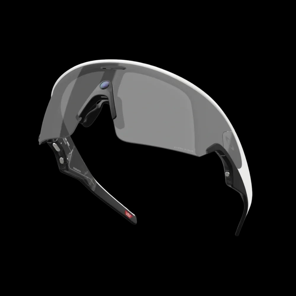 Meta x Oakley Sunglass Vanguard Prizm Black Lenses with White Frame - HypeFly India View 4