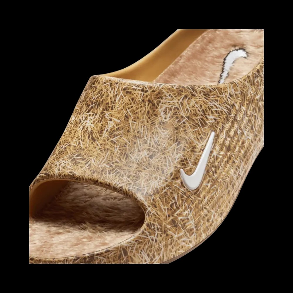 Swoosh x Nike ReactX Rejuven8 Slide 'Touch Grass - Wheat' - HypeFly India View 5