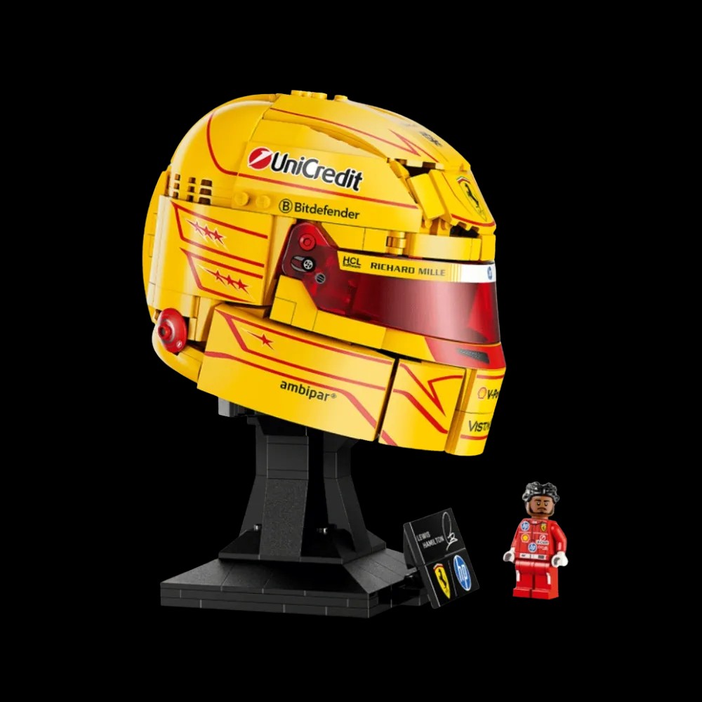 Lego Scuderia Ferrari HP Lewis Hamilton Helmet - HypeFly India View 4