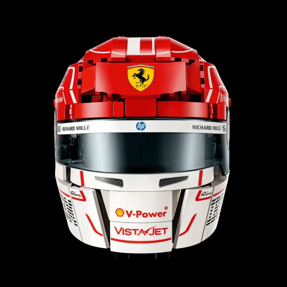 Lego Scuderia Ferrari HP Charles Leclerc Helmet - HypeFly India View 6