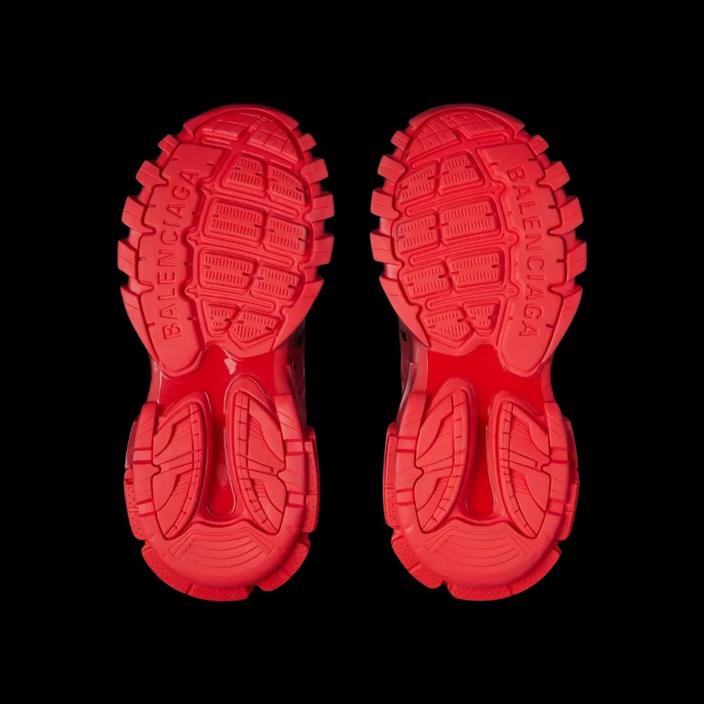 Balenciaga Track Gradient Sneaker In Red - HypeFly India View 4